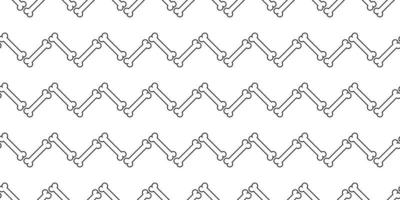 Dog Bone Seamless pattern vector isolated dog paw zigzag wallpaper background