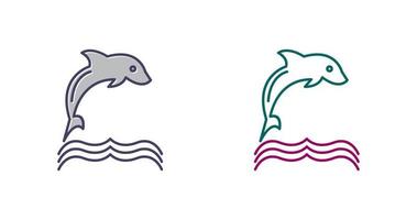 Dolphin Vector Icon