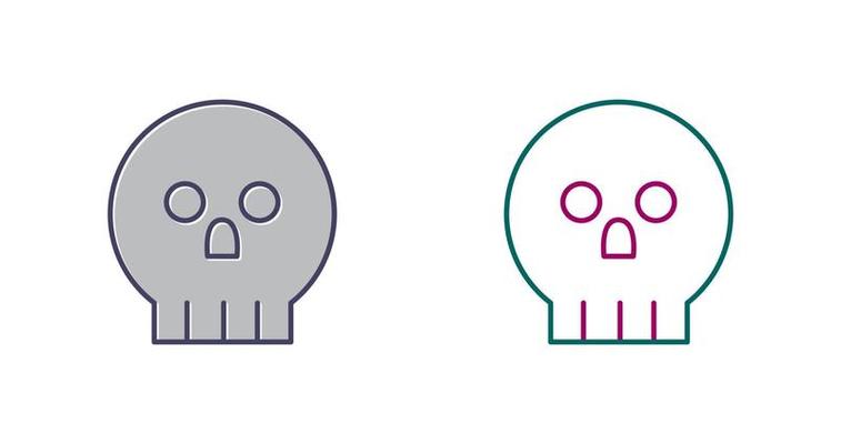 Pirate Skull Vector Icon