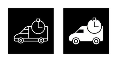 Time Based Delivery Vector Icon