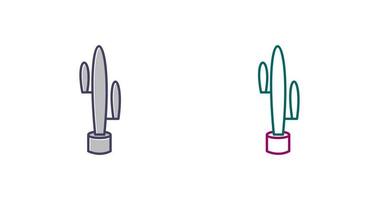 icono de vector de cactus