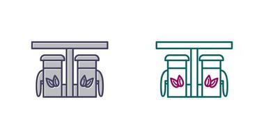 Eco friendly Petrol Pump Vector Icon