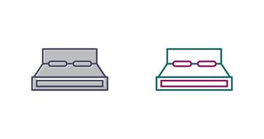 Double Bed Vector Icon