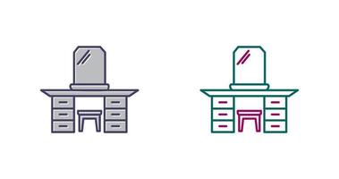 Dressing Table Vector Icon