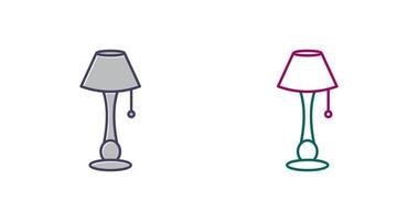 Lamp with stand Vector Icon