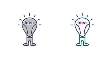 icono de vector de idea brillante