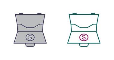 Dollar Briefcase Vector Icon