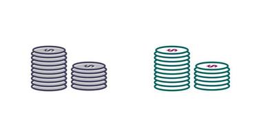 Stack of Coins Vector Icon