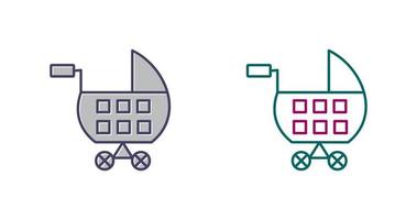 Stroller Vector Icon