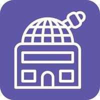 Observatory Icon Vector Design