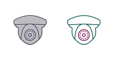 icono de vector de cámara de seguridad