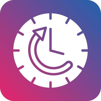 hora lazo icono vector diseño