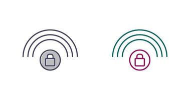 Protected Wifi Vector Icon