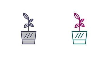 Flower Pot Vector Icon