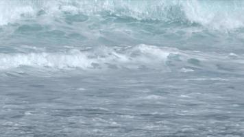 lento movimiento de olas rotura, fuerteventura video