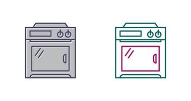 icono de vector de horno