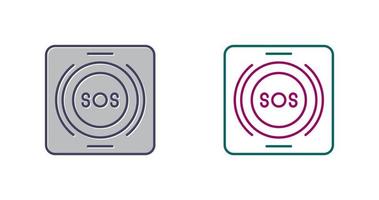 Emergency Button Vector Icon