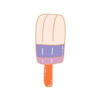 Ice lolly. Colorful vector isolated doodle clip art