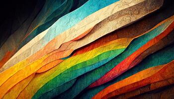 Colorful abstract stripes pride day background. photo