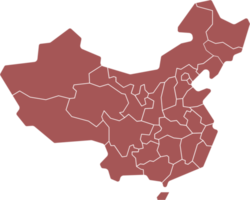 drawing of china map. png