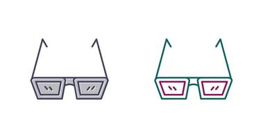 icono de vector de gafas