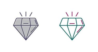 icono de vector de diamante