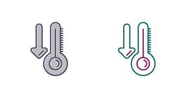 Low Temperature Vector Icon