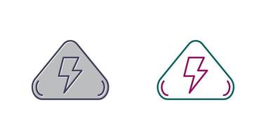 Electrical Hazard Vector Icon