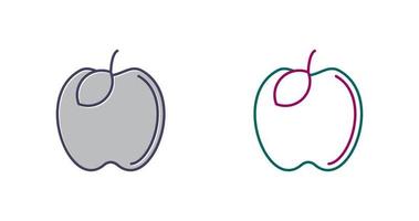 icono de vector de manzana