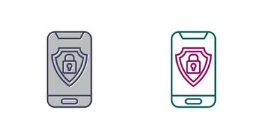 Mobile Security Vector Icon