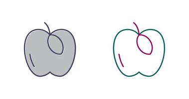 icono de vector de manzana