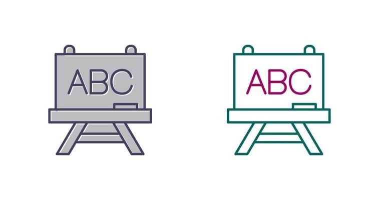 Chalk Board Vector Icon