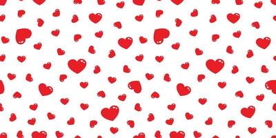 heart valentine Seamless pattern vector isolated wallpaper background doodle cartoon red