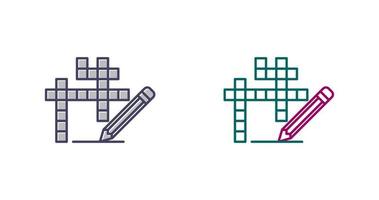 Crossword Vector Icon