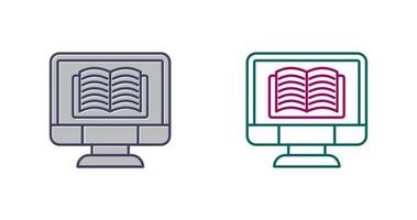 Online Learning Vector Icon