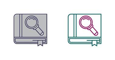 Search Book Vector Icon