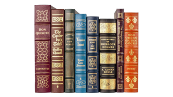 stack of old books png