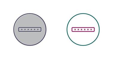 Password field Vector Icon