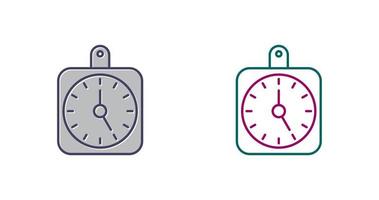 icono de vector de reloj de pared