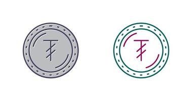 icono de vector de moneda tugrik