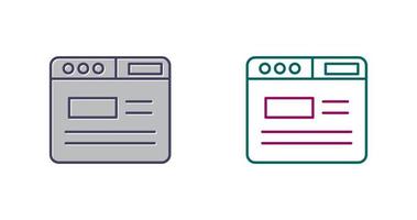 Webpage Vector Icon