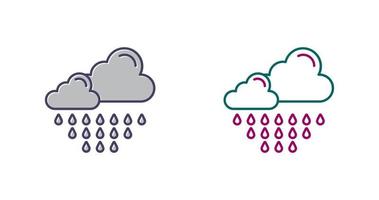 Rain Vector Icon