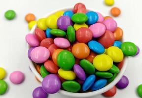 Sugar Coated Chocolate Gems Candy photo