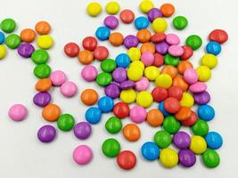 Sugar Coated Chocolate Gems Candy photo