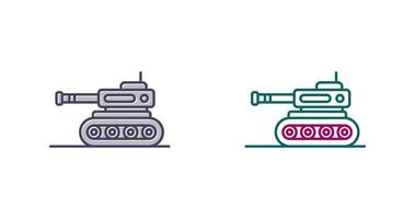 icono de vector de tanque