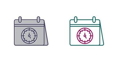 icono de vector de horario