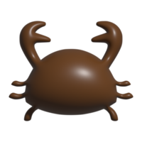 3d ikon av krabba png