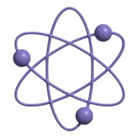 3d icône de atome png
