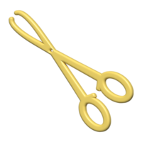 3d icône de médical forceps png