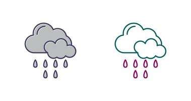 Rain Vector Icon